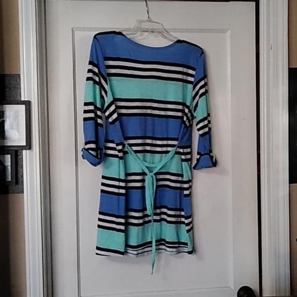 Motherhood Maternity Long Tie-Back Top - Picture 2 of 6